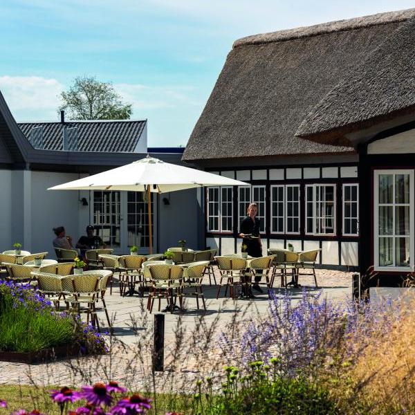 Marielyst Hotel Nørrevang sommer terasseområde 