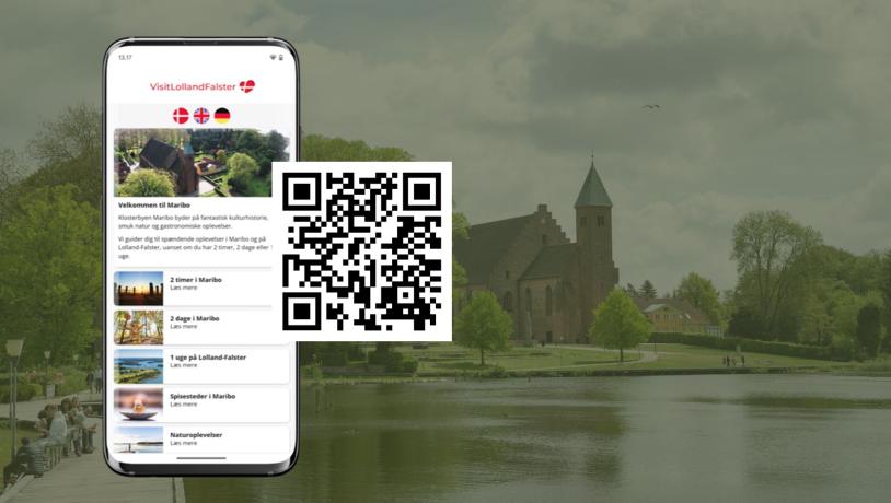 QR-kode til web app Maribo