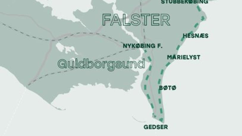 Kort over KØSTEN