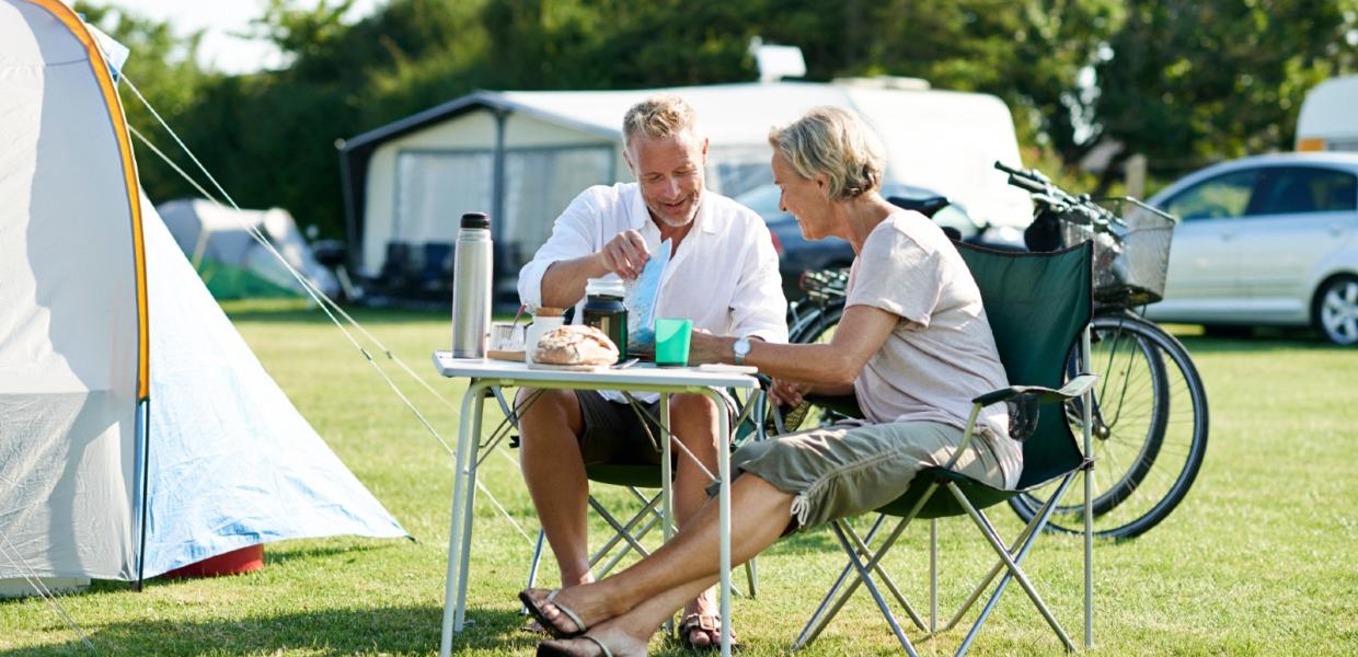 Par på camping