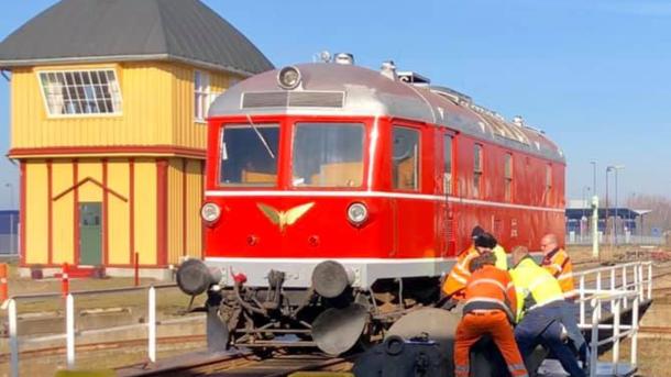 Gedser Remise tog og Det Gule Palæ