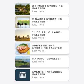 Guide til oplevelser i Nykøbing Falster - Web App