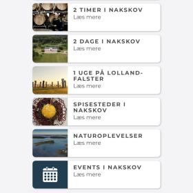 Guide til oplevelser i Nakskov Web App